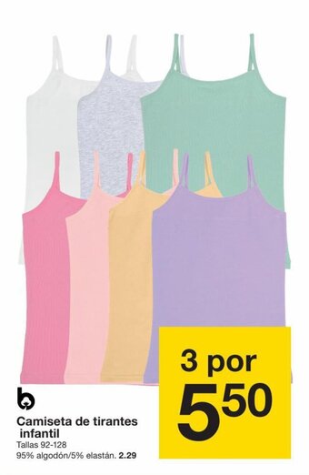 Zeeman Camiseta de tirantes infantil oferta
