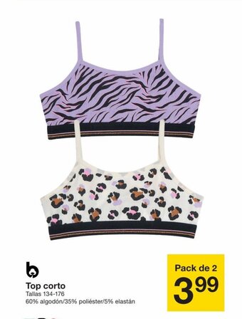 Zeeman Top corto oferta