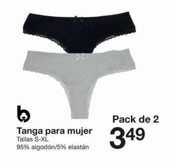 Zeeman Tanga para mujer oferta