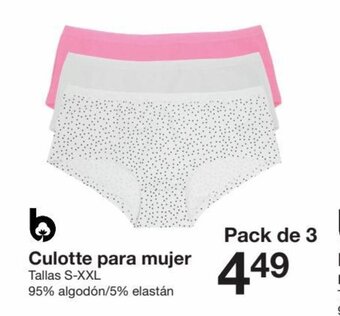Zeeman Culotte para mujer oferta