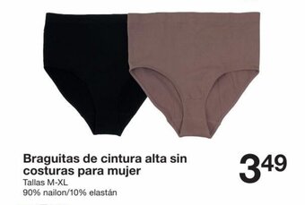 Zeeman Braguitas de cintura alta sin costuras para mujer oferta