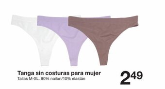 Zeeman Tanga sin costuras para mujer oferta