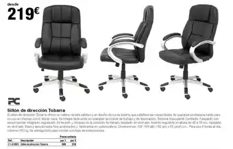 Staples Kalamazoo Sillón de dirección Tobarra oferta