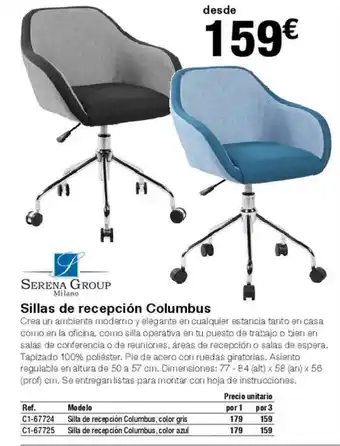 Staples Kalamazoo Sillas de recepción Columbus oferta