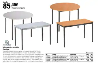 Staples Kalamazoo Mesas de reunión oferta