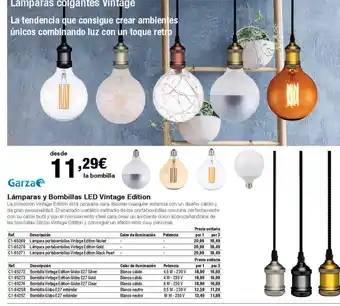 Staples Kalamazoo Garza Lámparas y Bombillas LED Vintage Edition oferta