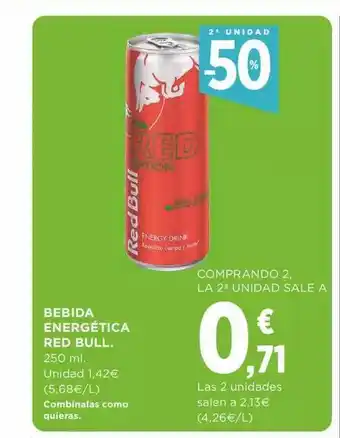Supercor Red Bull Bebida Energética 250ml oferta