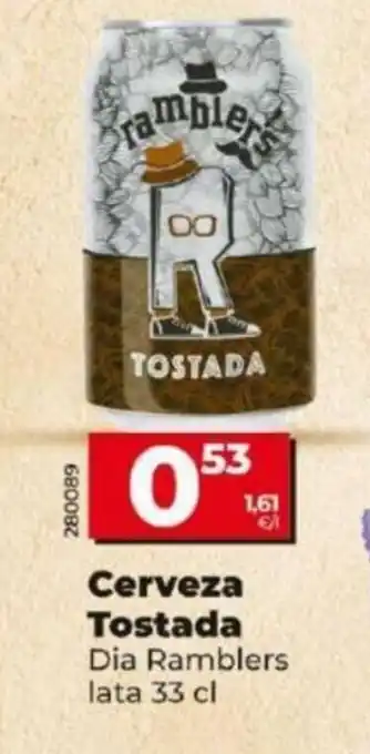 Dia Cerveza Tostada Dia Ramblers oferta