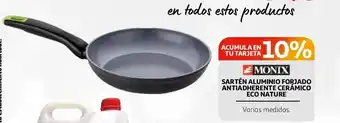 Alcampo SARTÉN ALUMINIO FORJADO ANTIADHERENTE CERAMICO ECO NATURE oferta