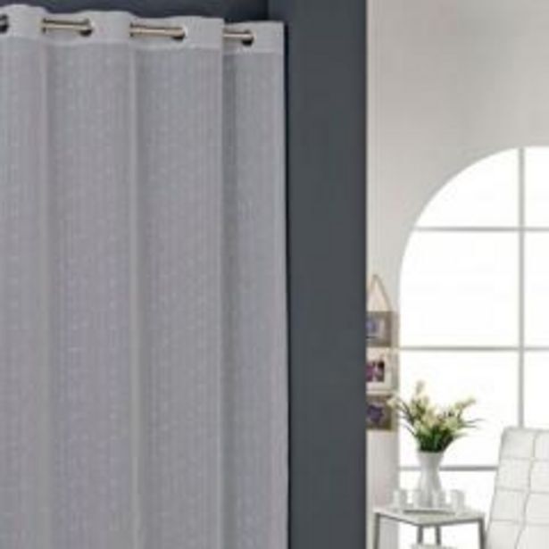 BricoCentro Visillo alba gris 140x265cm oferta