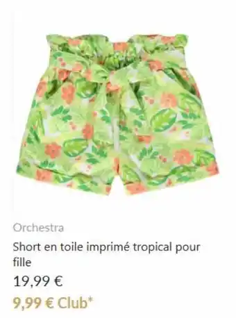 Orchestra Short tropical oferta