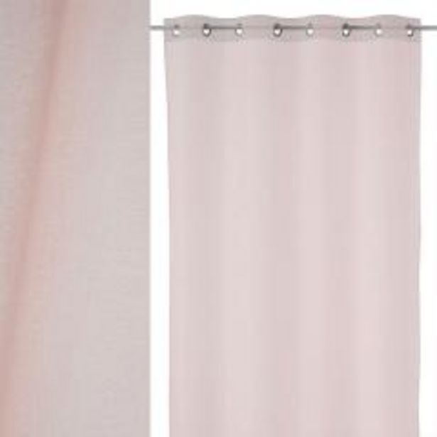 BricoCentro Visillo basic colors rosada 140x260cm oferta