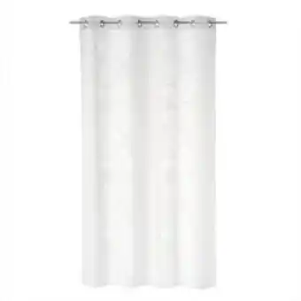 BricoCentro Visillo burn out hoya blanco 140x260cm oferta