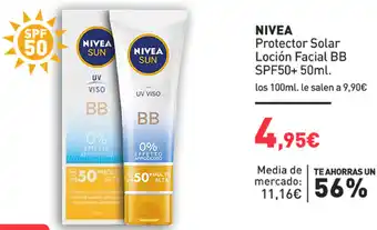PrimaPrix Nivea Protector Solar Loción Facial BB SPF50+ 50ml. oferta