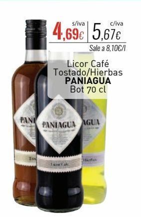 Cuevas Cash Licor de cafe paniagua oferta
