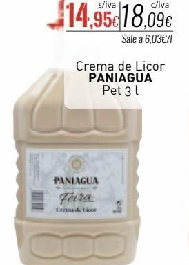 Cuevas Cash Crema de licor paniagua oferta