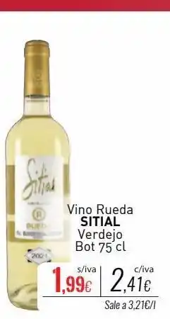 Cuevas Cash Vino verdejo sitial oferta