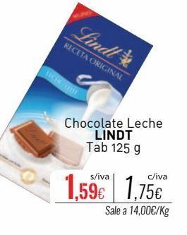 Cuevas Cash Chocolate lindt oferta
