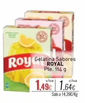Cuevas Cash Gelatina royal oferta