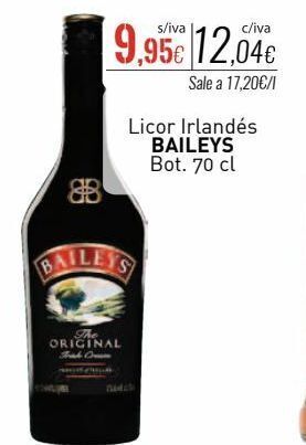 Cuevas Cash Licor baileys oferta