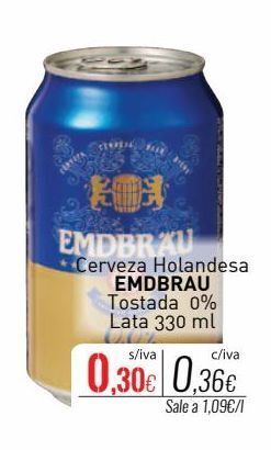Cuevas Cash Cerveza holandesa emdbrau oferta