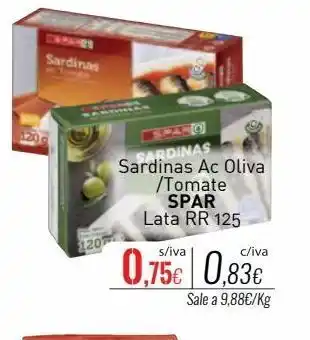 Cuevas Cash Sardinas en aceite spar oferta