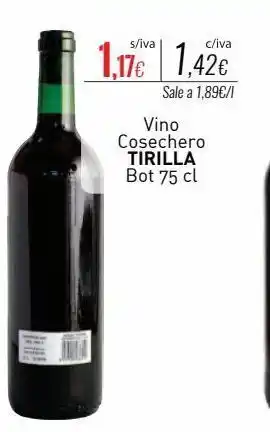 Cuevas Cash Vino cosechero tirilla oferta