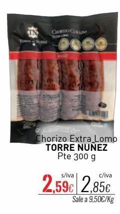 Cuevas Cash Chorizo extra torre de núñez oferta
