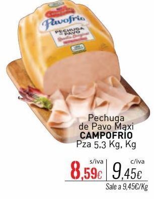 Cuevas Cash Pechuga de pavo campofrío oferta