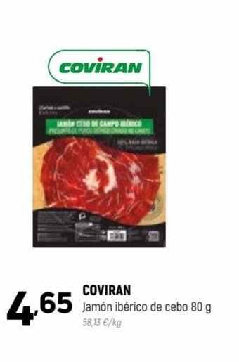 Coviran COVIRAN Jamón ibérico de cebo 80 g oferta