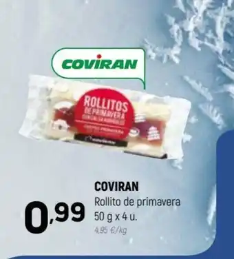 Coviran COVIRAN Rollito de primavera 50 g x 4 u. oferta