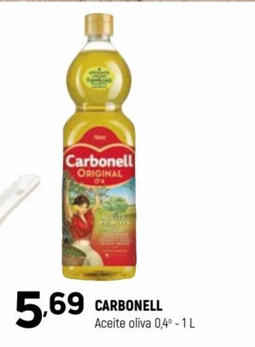 Coviran CARBONELL Aceite oliva 0,4⁰-1L oferta