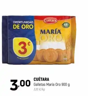Coviran CUÉTARA Galletas María Oro 900 CUÉTARA Galletas María Oro 900 g 3,33 €/kg oferta