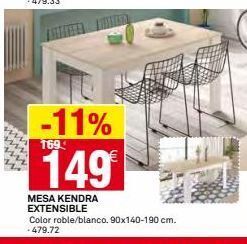 Bricoking Mesa extensible kendra oferta