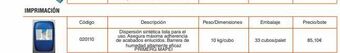 Isolana Imprimación lista oferta