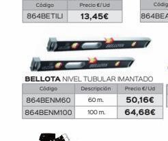 Isolana Nivel tubular bellota oferta