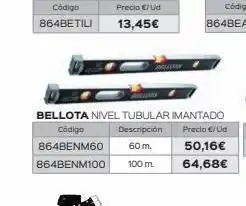 Isolana Nivel tubular bellota oferta