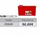 Isolana Rubi cubeta código 25949 precio €/ud 32,22€ oferta