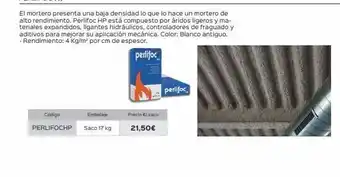 Isolana Mortero hp oferta