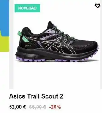 Novedad wwww asics trail scout 2 52,00 € 65,00 € -20%