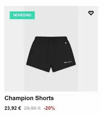 Base Short champion oferta