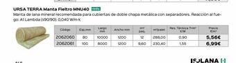 Isolana Manta oferta