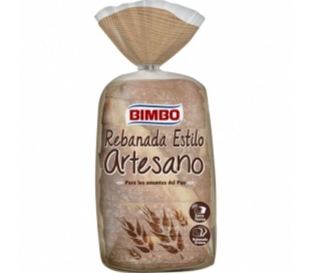 Tu Trébol Hipermercados Pan de molde estilo artesano bimbo 550 gr. oferta