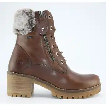 Salvador Artesano Botin collarin pelo cuero oferta