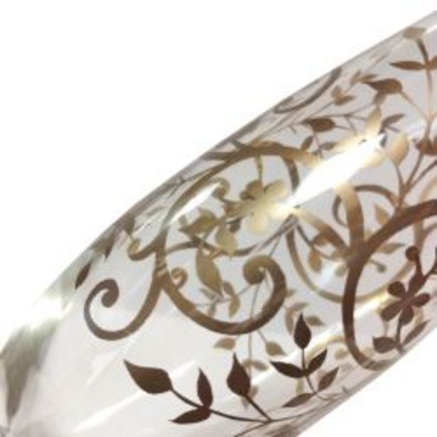 Laura Ashley Copa de cava estampada en dorado oferta