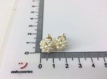 Cash Converters Pendientes oro 18k con perla oferta