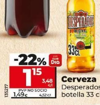Dia Cerveza desperados oferta