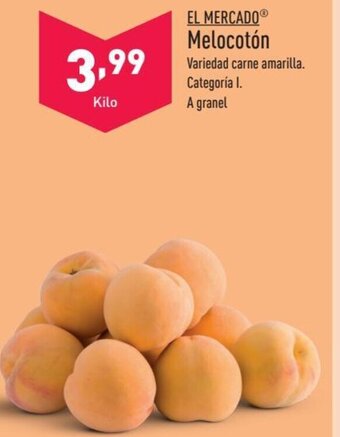 ALDI EL MERCADOⓇ Melocotón oferta