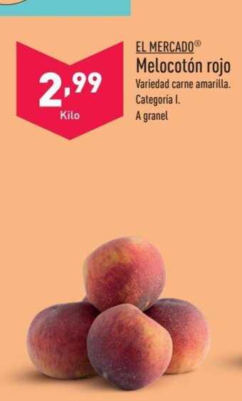 ALDI EL MERCADOⓇ Melocotón rojo oferta