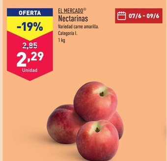 ALDI EL MERCADOⓇ Nectarinas oferta